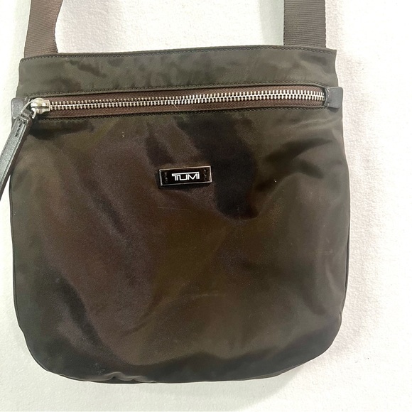 Tumi Bags Tumi Chocolate Brown Nylon Crossbody Bag Poshmark